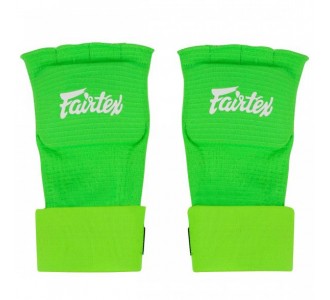 Боксерские бинты Fairtex (HW-3 green) ленивые